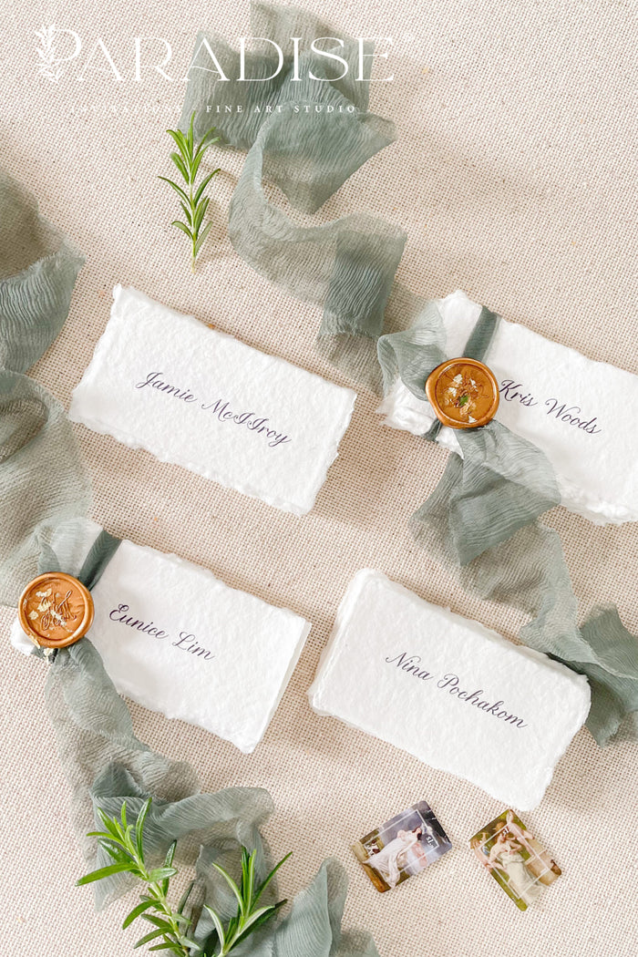 Kailani Handmade Paper Place Cards