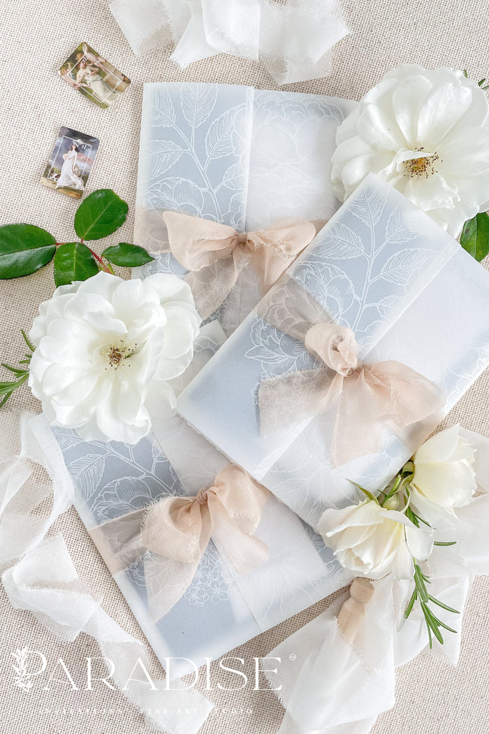Alouette Handmade Paper Wedding Invitation Sets