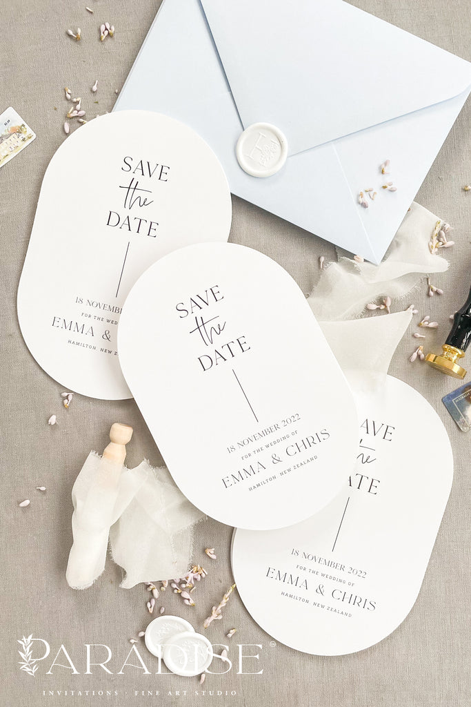 Abigaelle Modern Save the Date Cards