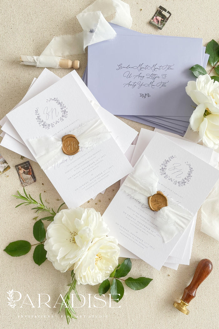 Joli Monogram Wedding Invitation Sets