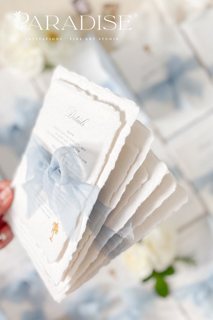 Annamaria Handmade Paper Wedding Invitation Sets