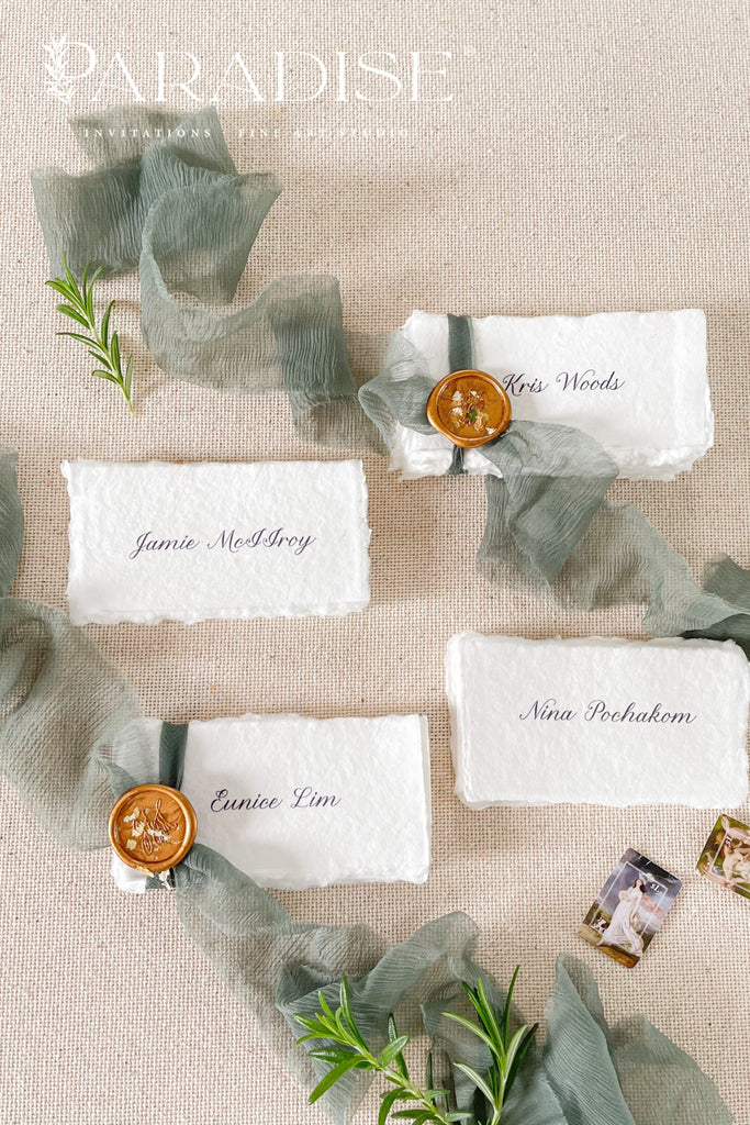 Kailani Handmade Paper Place Cards