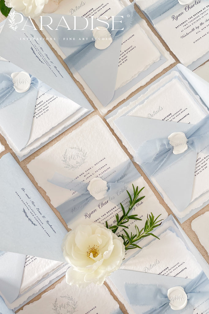 Catiana Handmade Paper Wedding Invitation Sets