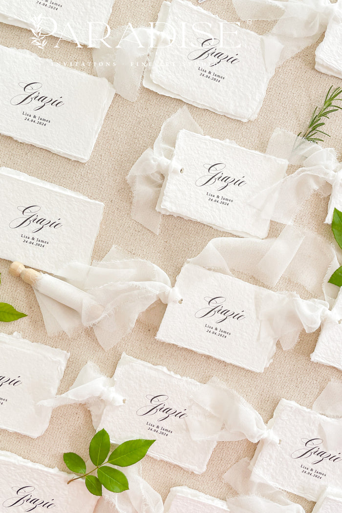 Cali Handmade Paper Place Cards