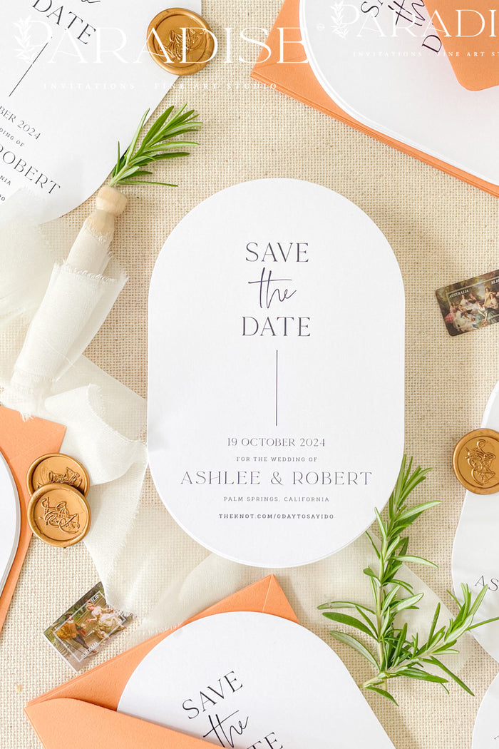 Foil Save The Date Cards | The Krista