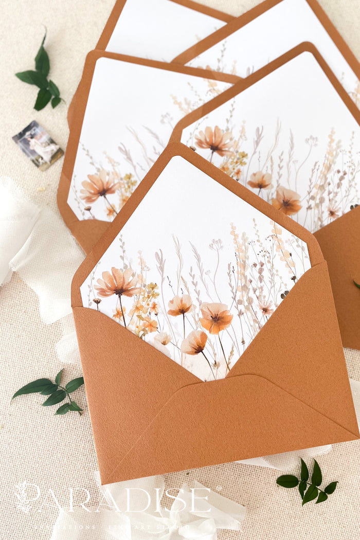 Cinnamon Envelopes and Envelope Liners