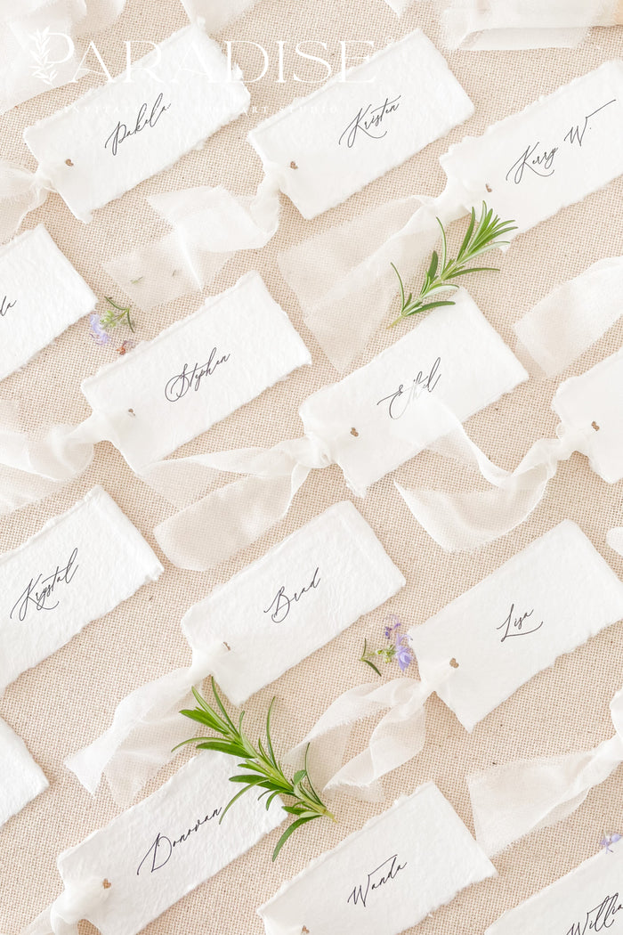 Lilah Handmade Paper Place Cards