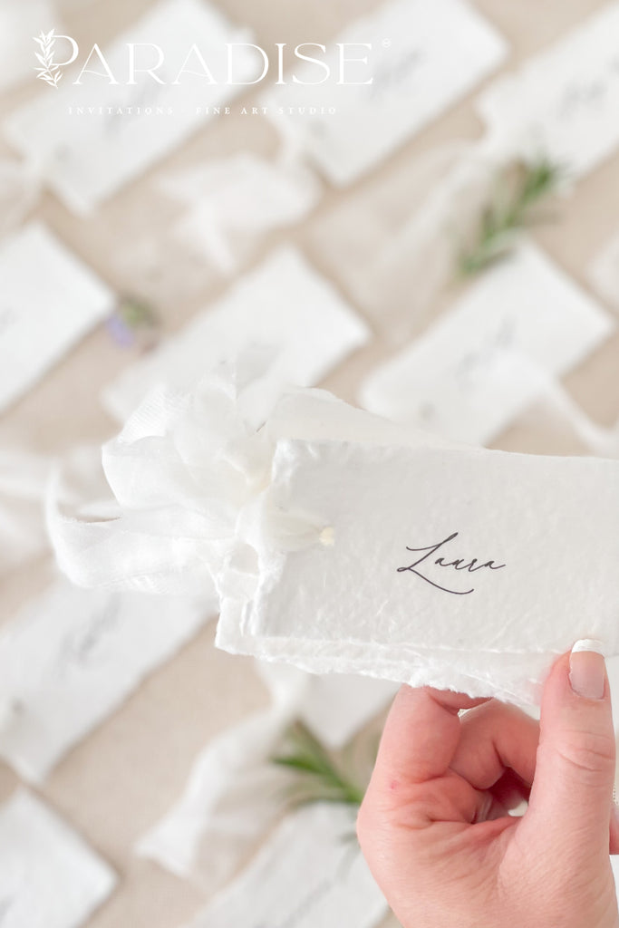 Lilah Handmade Paper Place Cards