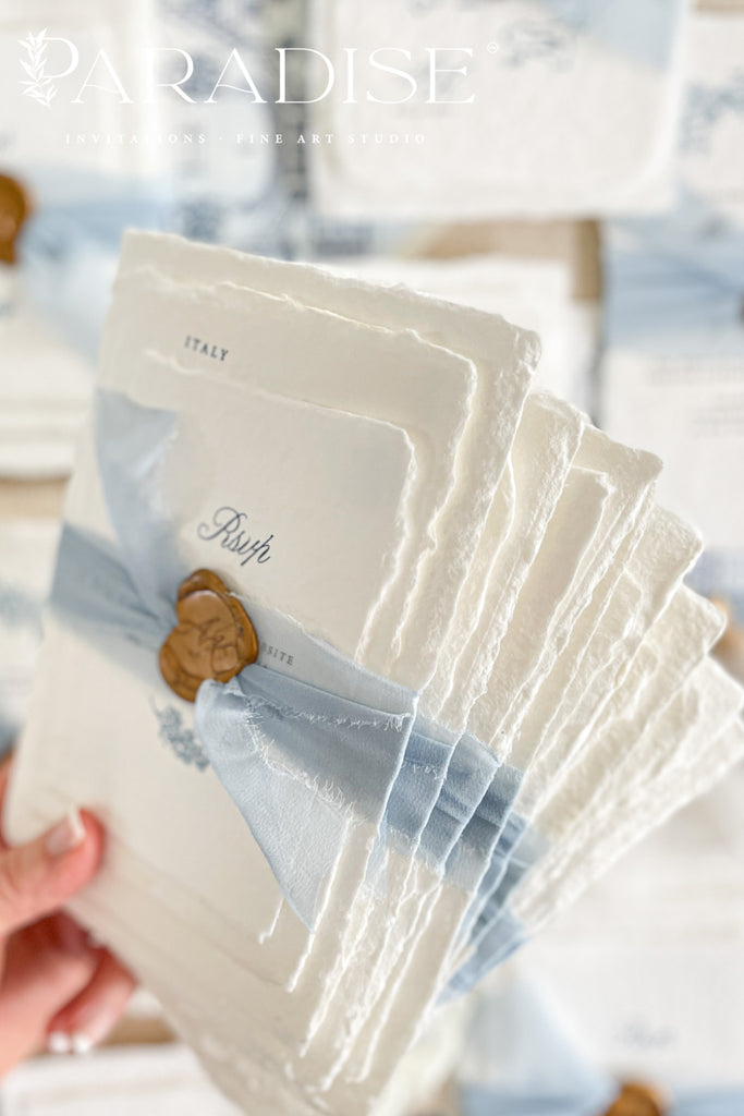 Arleth Handmade Paper Wedding Invitation Sets