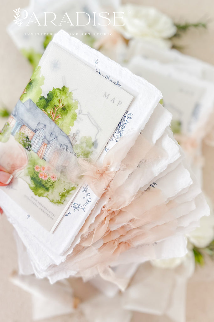 Giuliana Handmade Paper Wedding Invitation Sets
