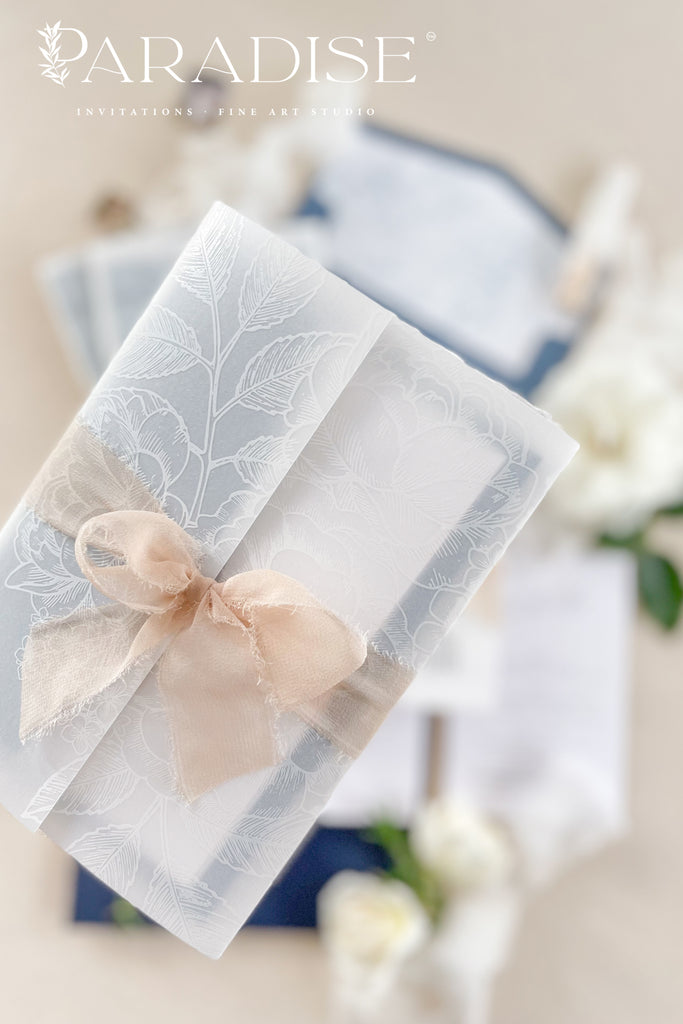 Alouette Handmade Paper Wedding Invitation Sets