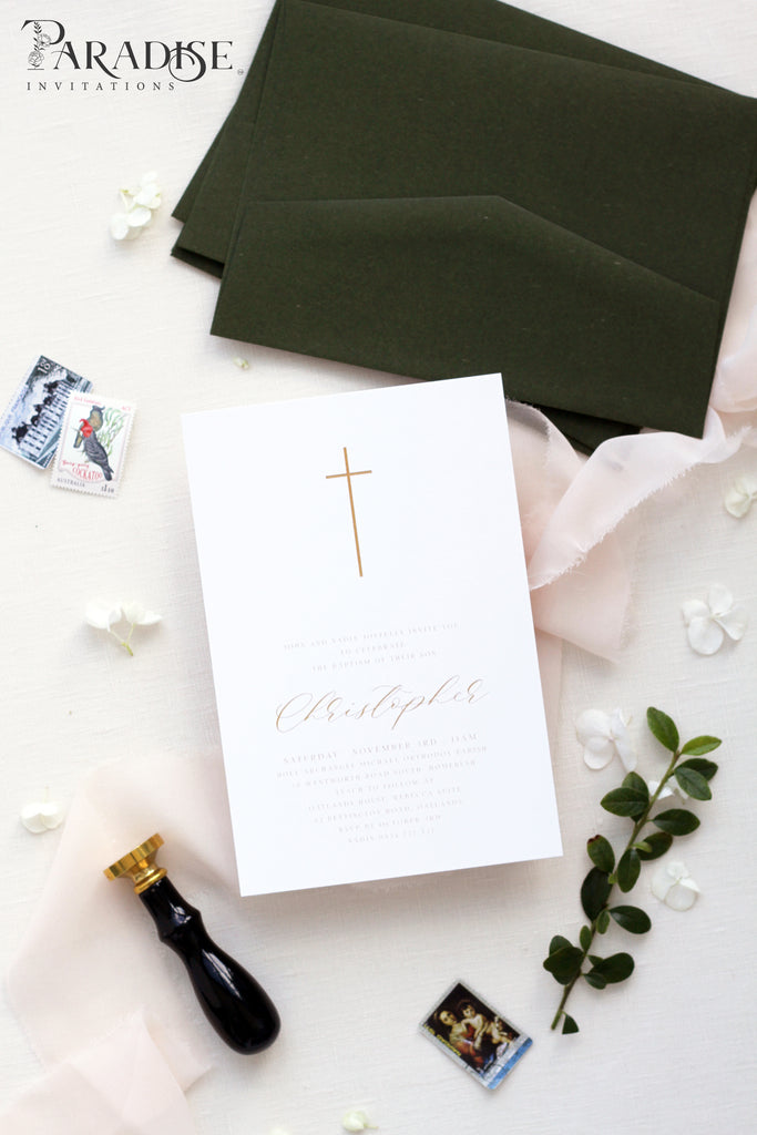 Mallory Elegant Christian Invitation