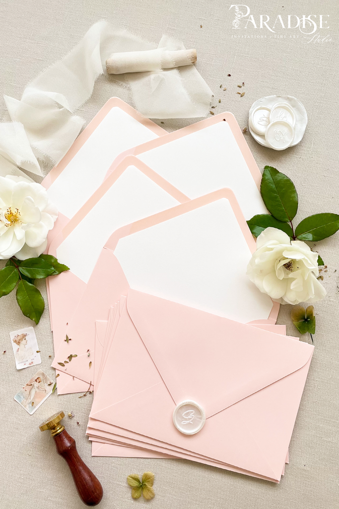 Rosa Envelopes and White Envelope Liners