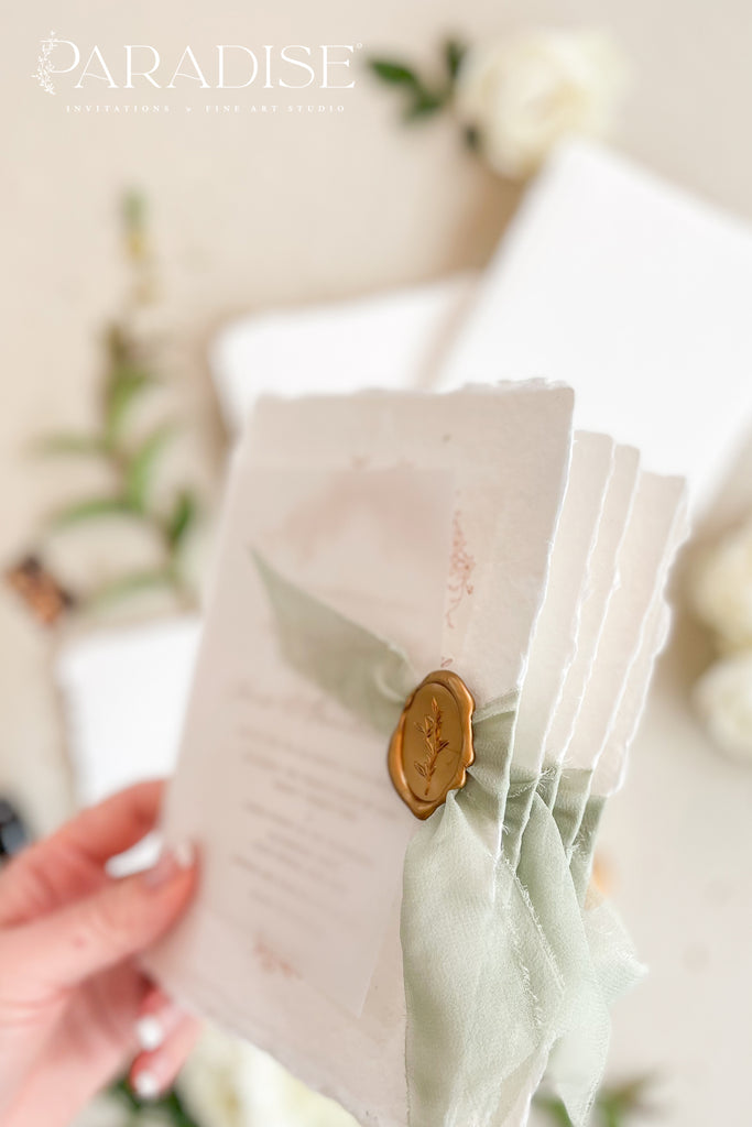 Alayah Handmade Paper Wedding Invitation Sets