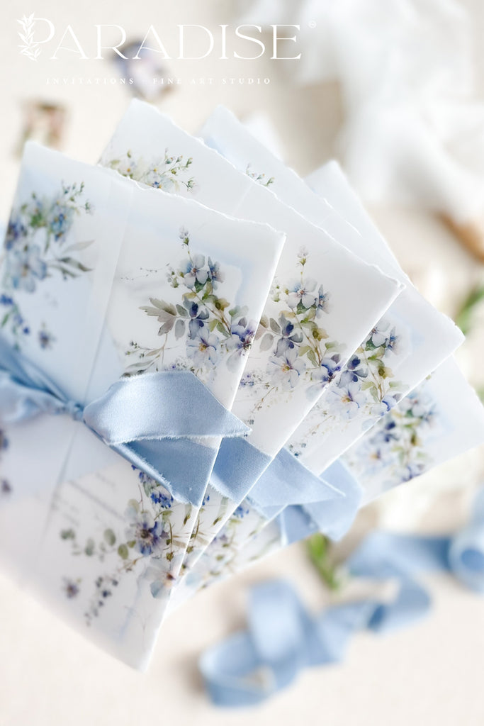 Chardae Handmade Paper Wedding Invitation Sets