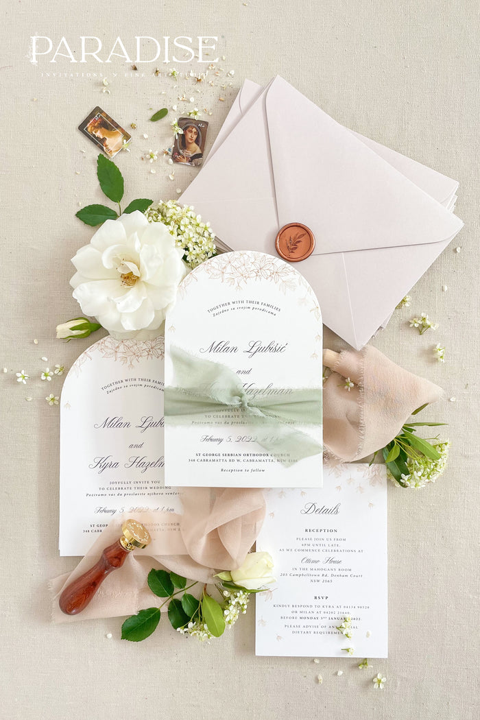 Peyton Arch Wedding Invitation Sets