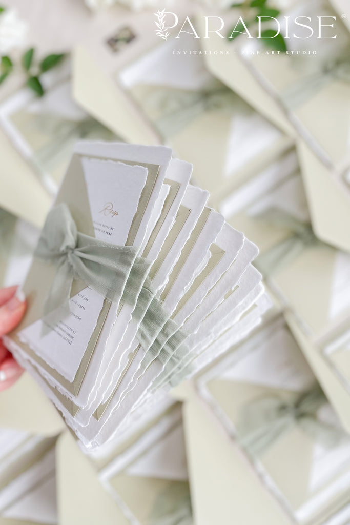 35 Trendy Handmade Paper Wedding Invitations - Weddingomania
