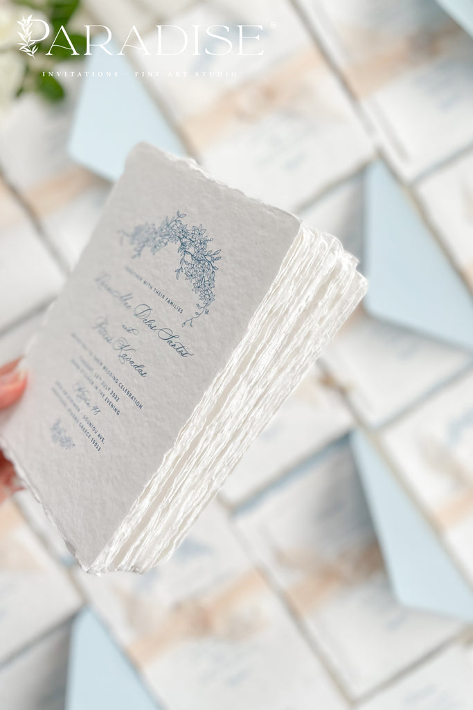 Astrid Handmade Paper Wedding Invitation Sets