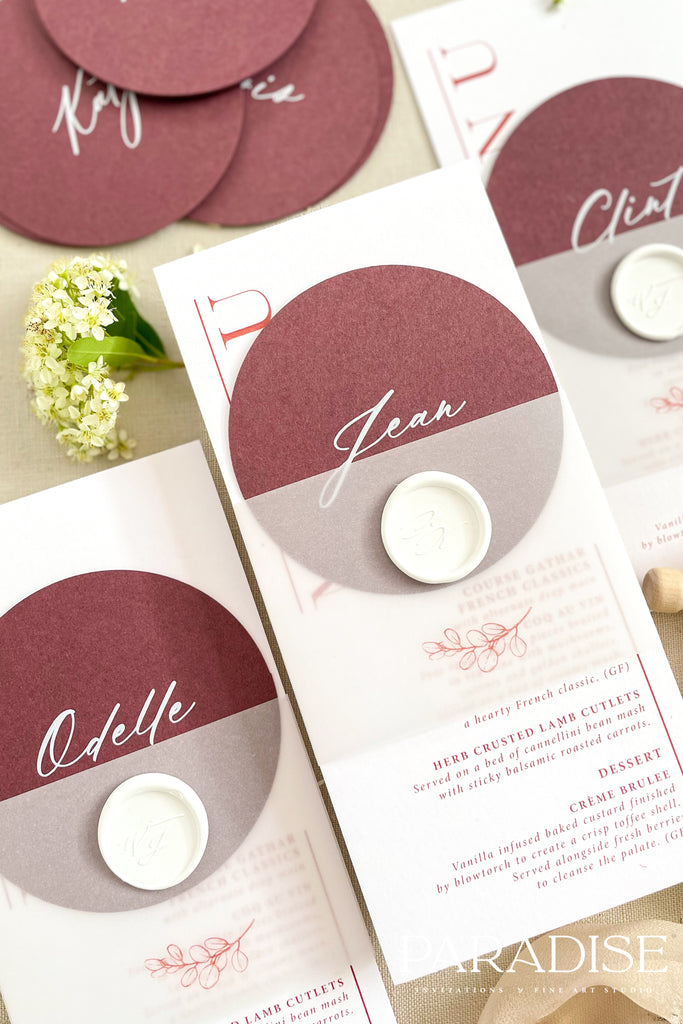 June Circle Place Cards