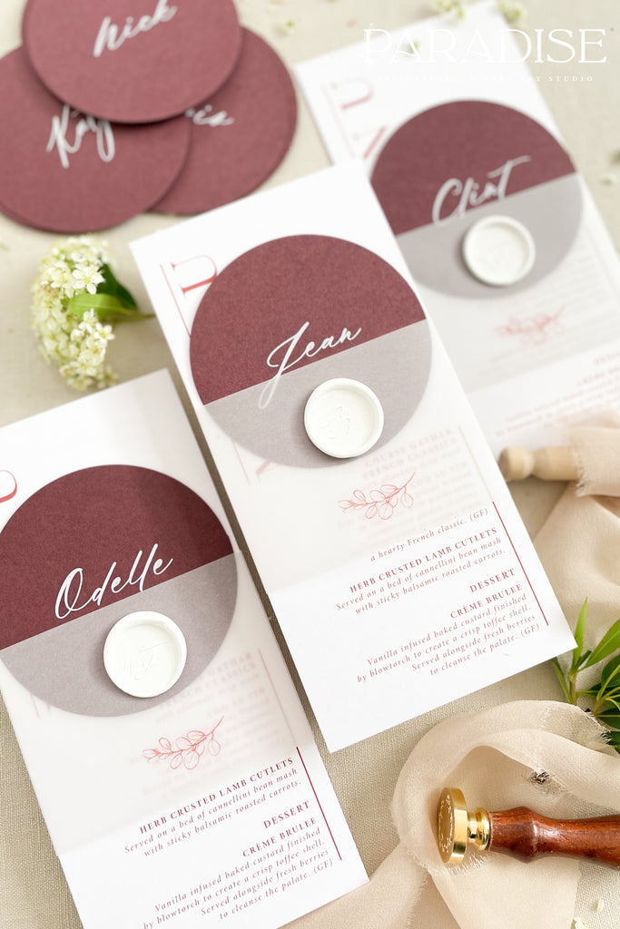June Circle Place Cards