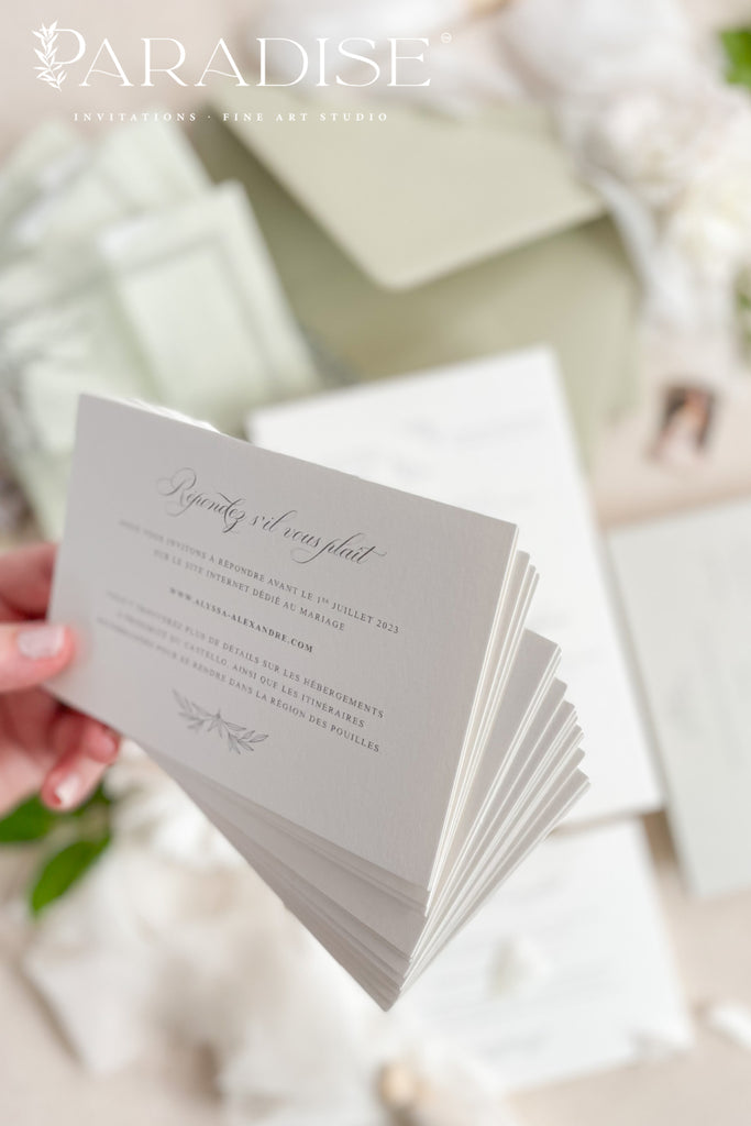 Abigail Minimalist Wedding Invitations