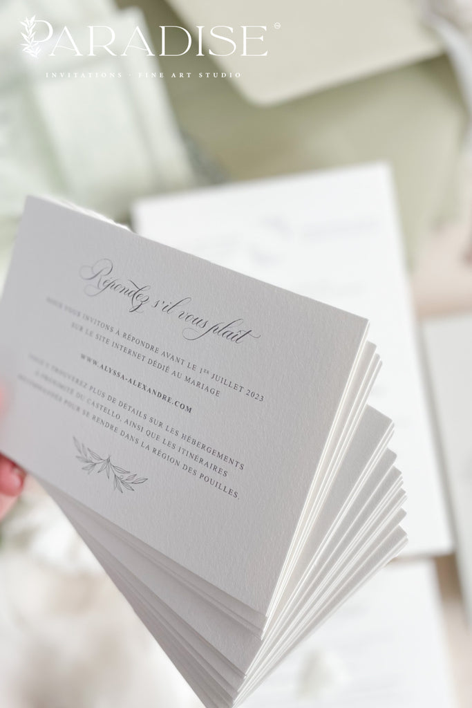 Abigail Minimalist Wedding Invitations