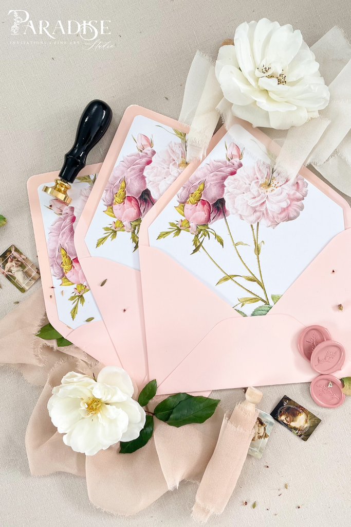 Rosa Envelopes and Floral Envelope Liners