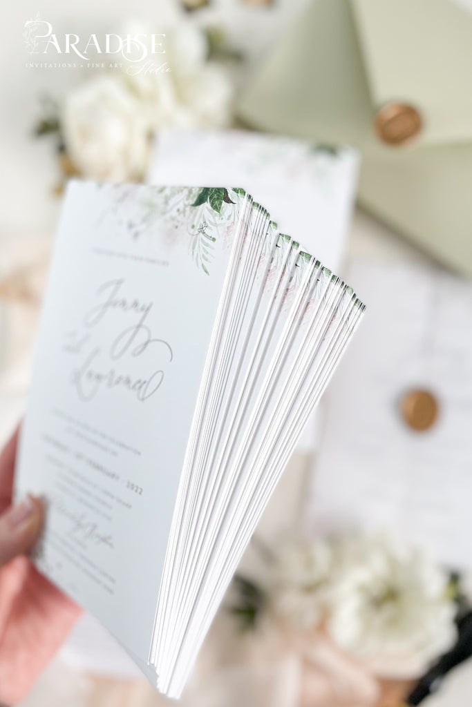 Sierra Greenery Wedding Invitations