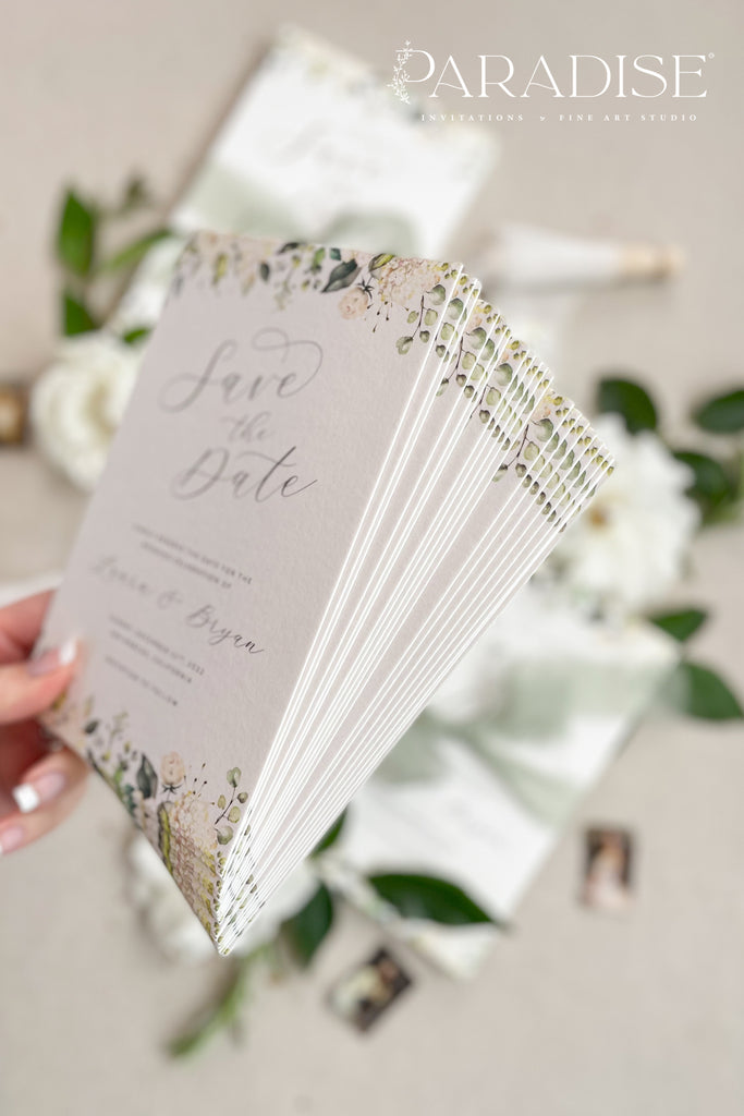 Edith Foliage Save the Date Cards