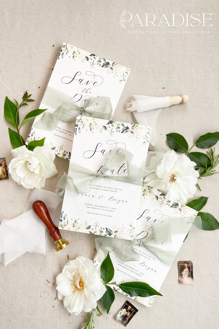 Edith Foliage Save the Date Cards