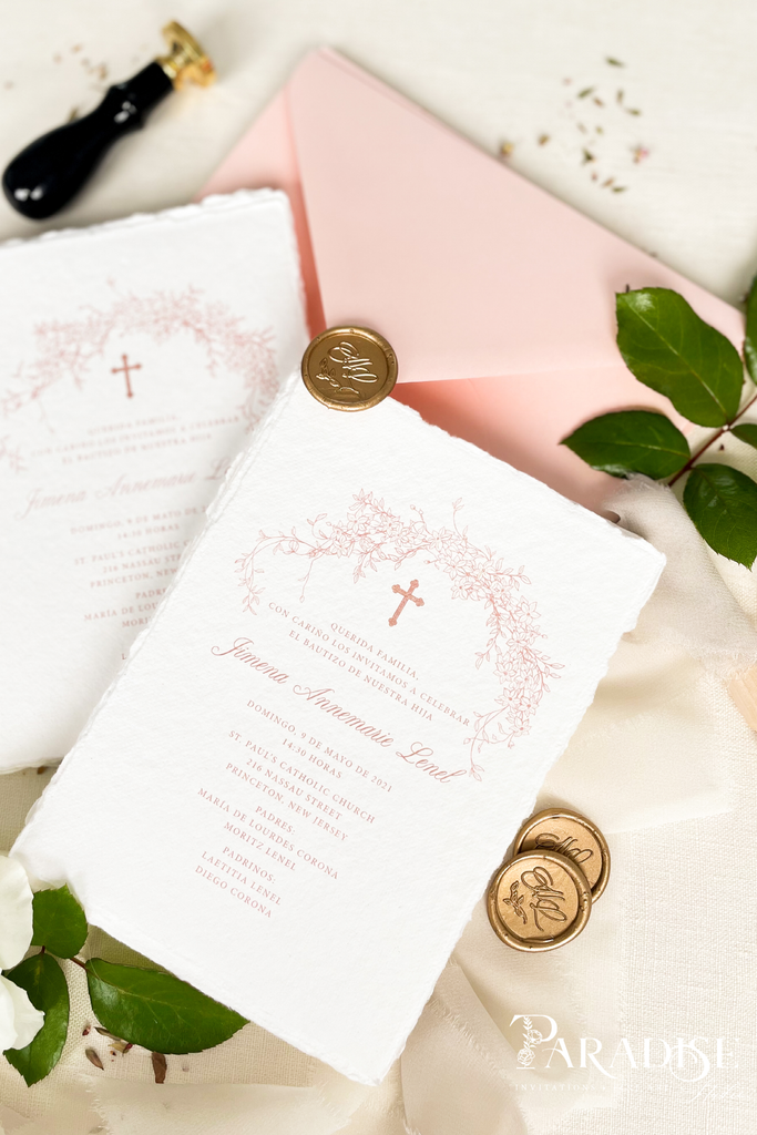 Rosita Handmade Paper Christian Invitations