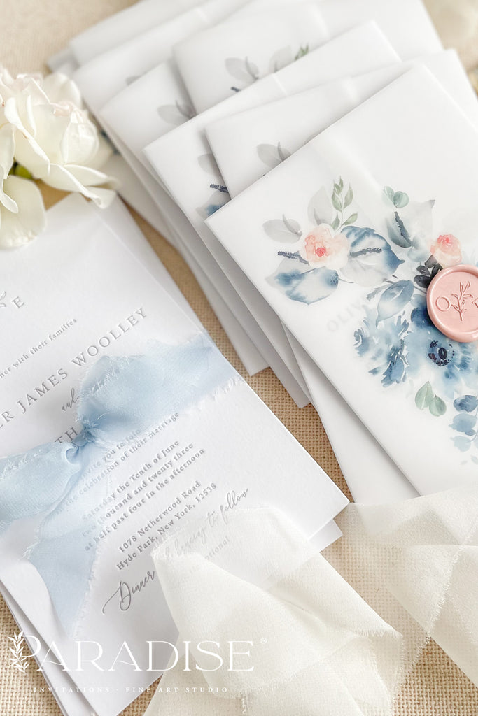 Alete Letterpress Wedding Invitations