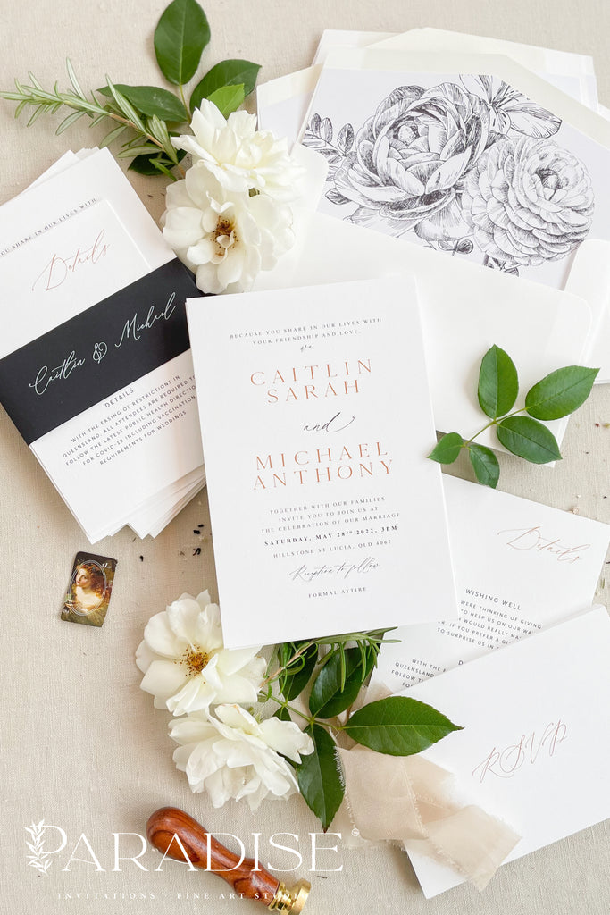 Adilene Modern Wedding Invitations