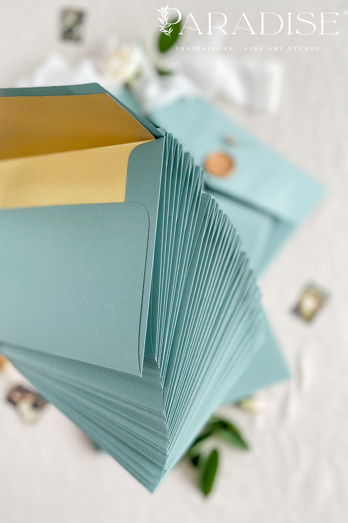 Sage Envelopes and Envelope Liners