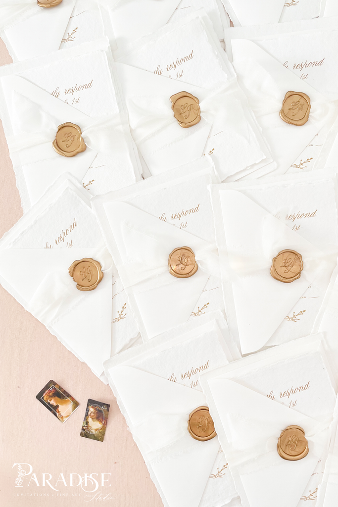 Sigourney Handmade Paper Wedding Invitation Sets