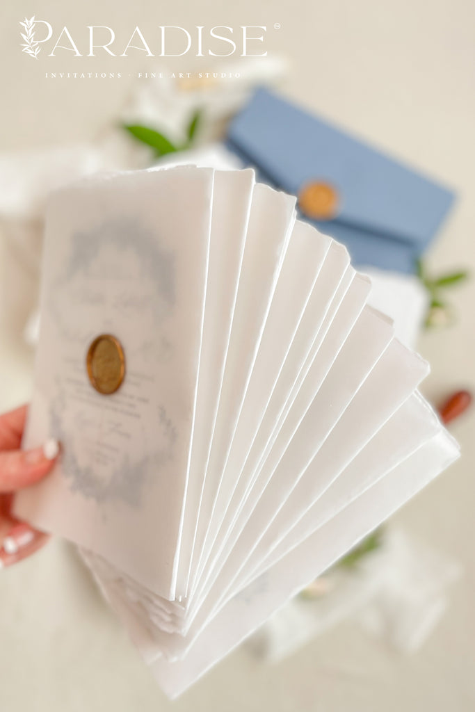 Elisamarie Handmade Paper Wedding Invitation Sets