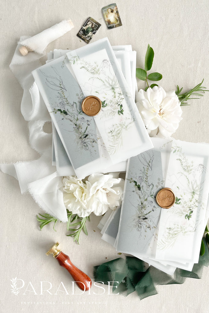 Marlene Handmade Paper Wedding Invitation Sets