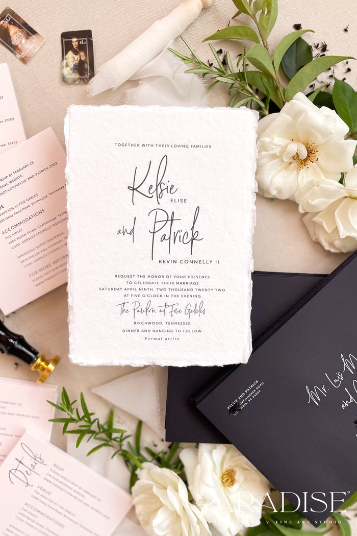 Anaya Handmade Paper Wedding Invitation Sets