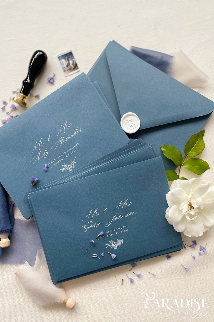 Marina Envelopes White Ink Printing