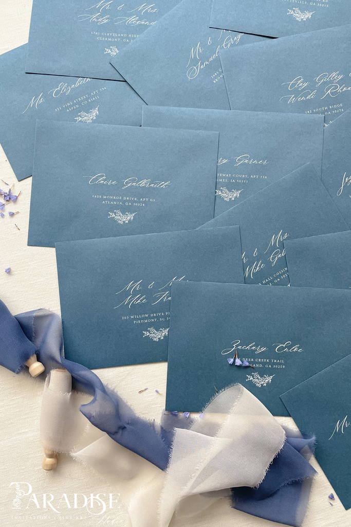 Marina Envelopes White Ink Printing