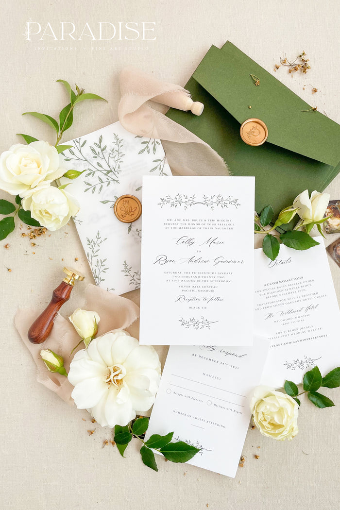 Kehlani Floral Wedding Invitations