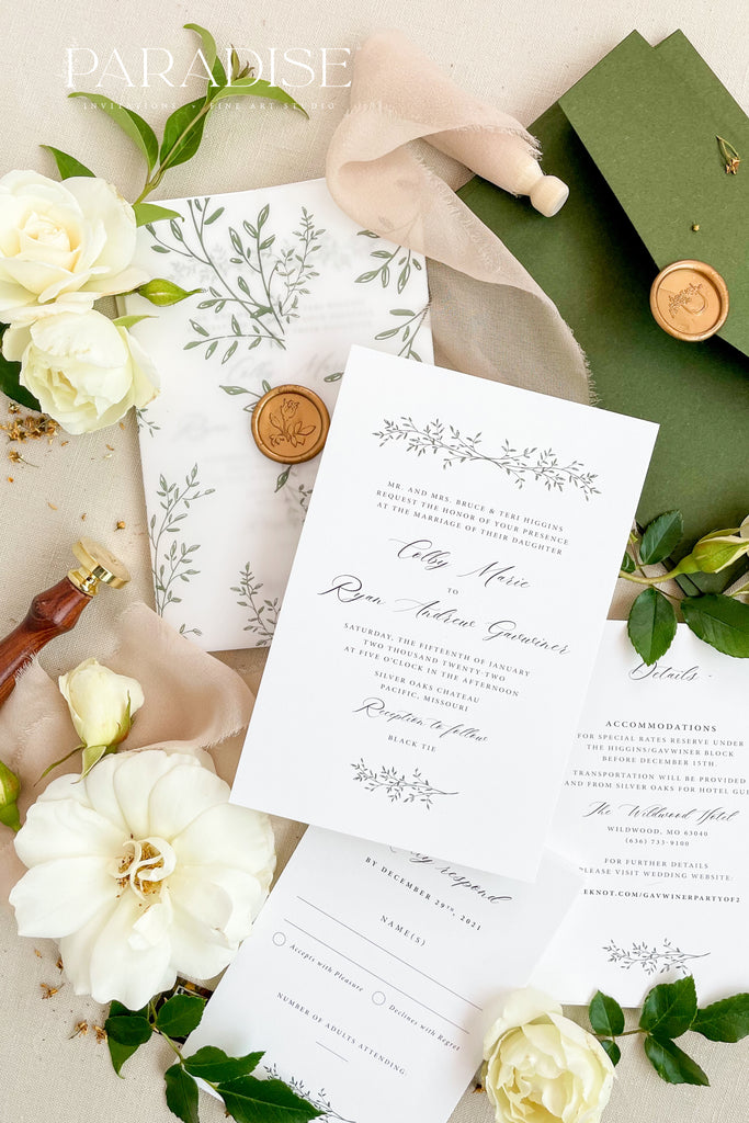 Kehlani Floral Wedding Invitations