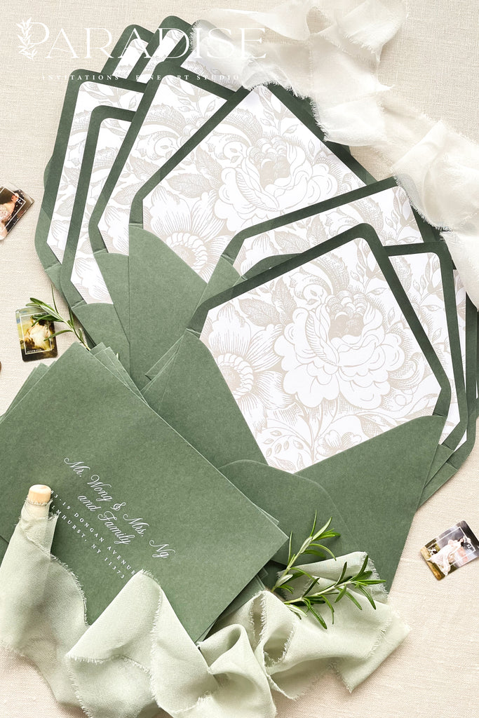 Seedling Envelopes, White Ink Printing and Liners
