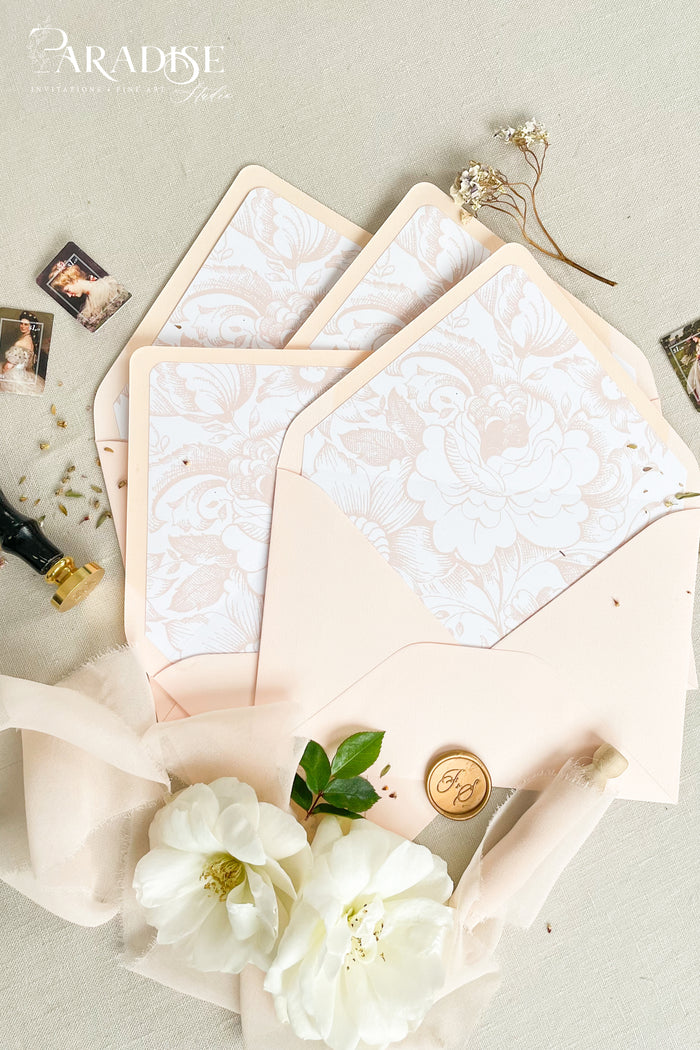 Almond Envelopes and Peony Liners