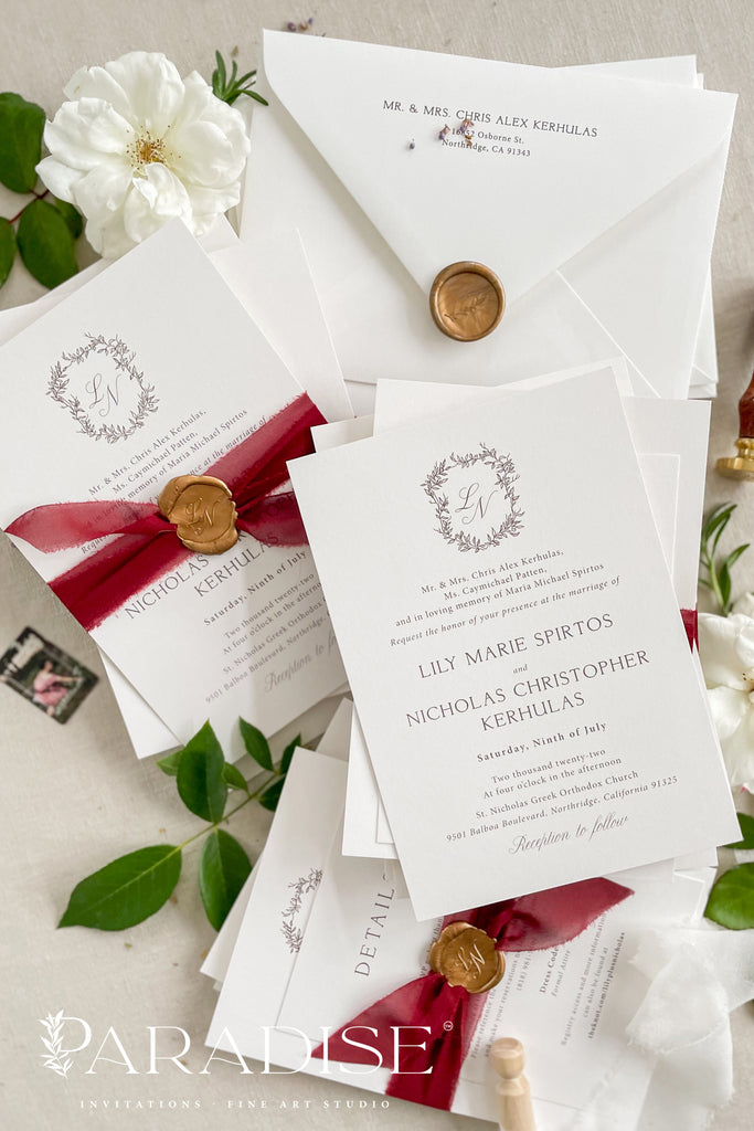 Amelie Modern Wedding Invitations