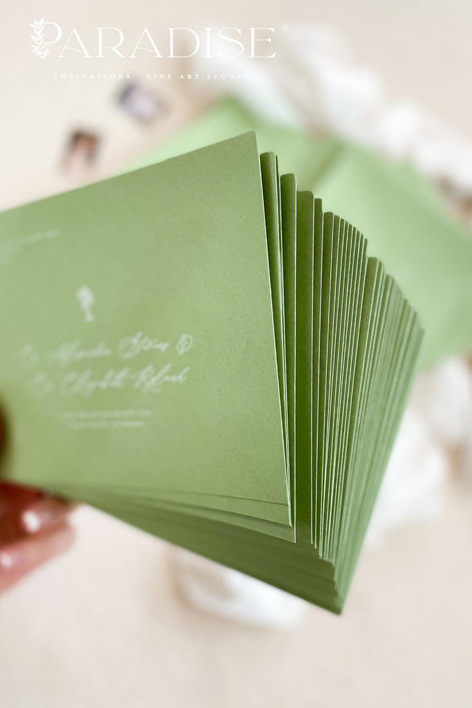 Pear Envelopes and White Ink printing