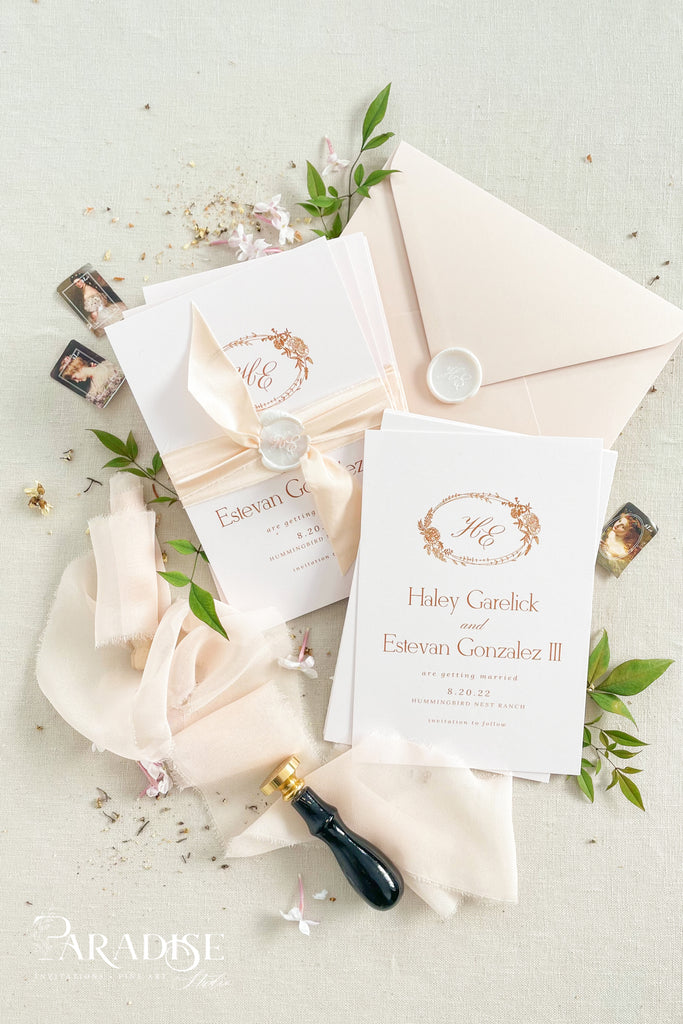 Donelle Monogram Save the Date Cards