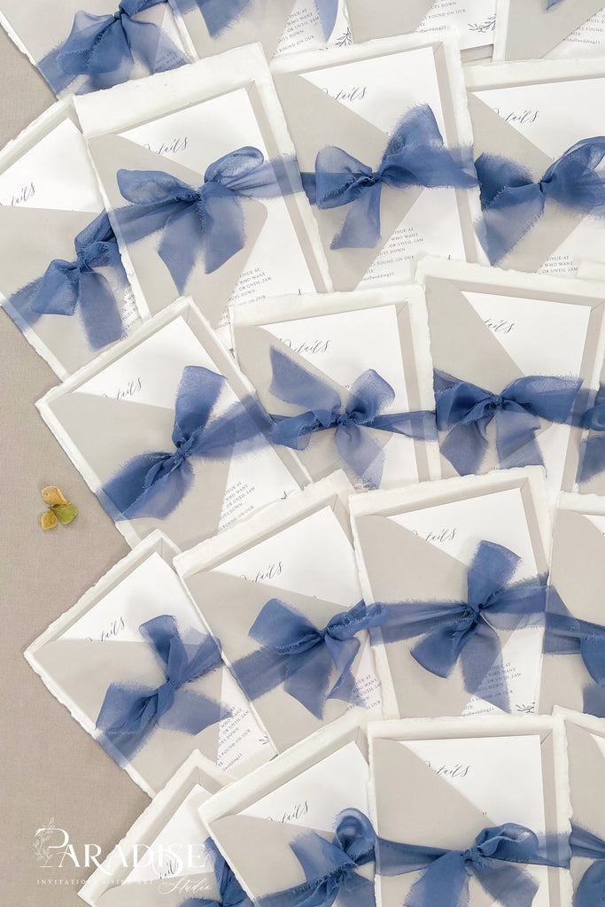 Vanessa Handmade Paper Wedding Invitation Sets