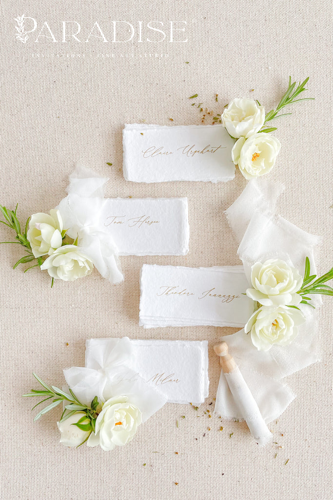 Charleen Handmade Paper Place Cards