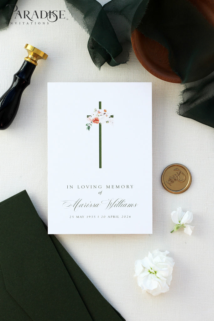 Bereavement Card #010, Memorial Card, Celebration of Life, Funeral Poem Card, Printed Cards or Digital File
